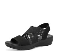 Jana Women's 8-28768-42 Flat Sandal, Black, 5 UK