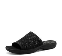 Jana Coshy Women’s Mules Summer Comfortable, Black, 3,5 UK