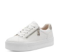 Jana Damen Sneaker Low Vegan 8-23767-43, Women's Trainers, White, EU 37 - UK 4