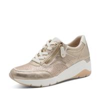 Jana Damen Sneaker Low Vegan 8-23768-46, Women's Trainers, Gold Comb, EU 37 - UK 4
