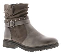 Jana Jayne Women's Grey Buckled Ankle Boots, Size: 7.5