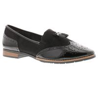 Jana Jovie Womens Flat Shoes Black, 6