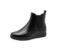 Jana Leather Women’s Ankle Boots Classic Round