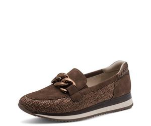 Jana Mocca Brown Low-Top Slipper Ballerina Sneakers Flat Shoes 24766