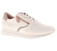 Jana Pippa Womens White & Gold Chunky Trainers, Size: 5