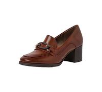 Jana Softline 8-24470-41 Multi-Width Comfortable Women's Shoe with Chain Classic Business Pump, Cognac, 7.5 UK