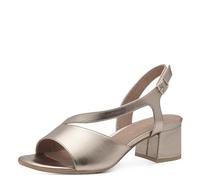 Jana Softline Tulip 28378-42 Champagne Synthetic Womens Sandals Wide Fit 6