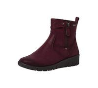 Jana Softline Women's 8-26467-41 Multi-Wide Comfortable Shoe Water-Repellent Non-Slip Side Zip Ankle Boot, Bordeaux, 5 UK