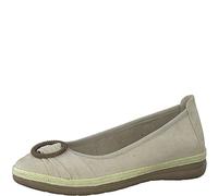 Jana Women's 8-8-22161-20 Ballet Flat, Beige, 4 UK