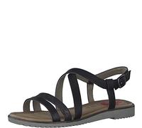 Jana Softline Women's 8-8-28175-20 Sandal, Black, 5 UK