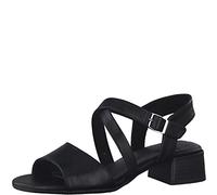 Jana Softline Women's 8-8-28262-20 Sandal, Black, 3.5 UK