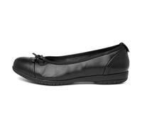 Jana Softline Womens Black Ballerina Shoe - Size 3.5 - Black