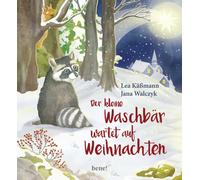 Jana Walczyk Le Der kleine Waschbär wartet auf Weihnachten - ein Bild (Hardback)