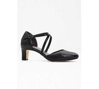 Jana Wide Fit Heeled Pumps Black