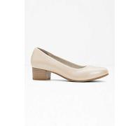 Jana Women’s Pumps with Block Heel Vegan, Pearlized, 8 UK