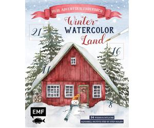 Jana Wind Jowit Mein Adventskalender-Buch: Winter-Watercolor-Land: 24 (Hardback)