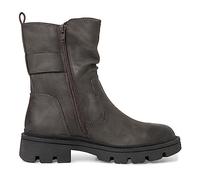 Jana Women’s Ankle Boots Flat Platform with Buckle Wide H Extra Width, Graphite, 5 UK