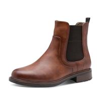 Jana Women’s Ankle Boots Flat with Zip Vegan, Cognac Nappa, 6 UK