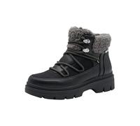 Jana Women’s Ankle Boots Lined Vegan, Black, 3,5 UK