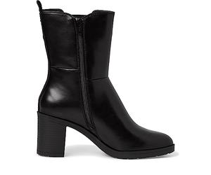 Jana Women’s Ankle Boots with Heel Faux Leather Block Heel Wide H Extra Width, Black, 5 UK