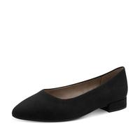 Jana Women’s Ballerinas with Block Heel Vegan, Black, 6,5 UK