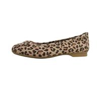 Jana Women’s Ballerinas with Bow Vegan, Leopard, 6 UK