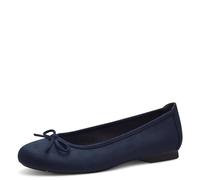 Jana Women’s Ballerinas with Bow Vegan, Navy, 3,5 UK