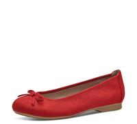 Jana Women’s Ballerinas with Bow Vegan, Red, 6,5 UK