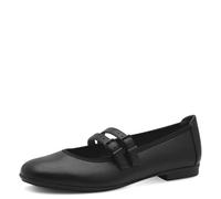 Jana Women’s Ballerinas with Strap Vegan, Black, 5 UK