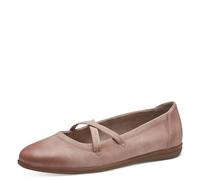 Jana Women’s Ballerinas with Strap Vegan, Old Rose, 5 UK