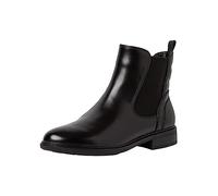 Jana Women’s Chelsea Boots Faux Leather Flat Wide H Extra Width, Black, 4 UK