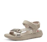 Jana Women’s Flat Sandals with Velcro Vegan, Lt Grey, 6 UK