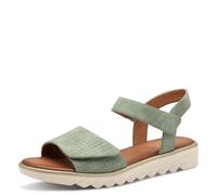 Jana Women’s Flat Sandals with Velcro Vegan, Sage, 6 UK