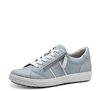 Jana Women’s Flat Sneakers Lace-Up with Zip