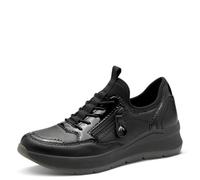 Jana Women’s Flat Sneakers with Chunky Sole Vegan, Black, 7,5 UK