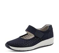 Jana Women’s Half Shoes with Velcro Vegan, Navy, 6,5 UK