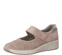 Jana Women’s Half Shoes with Velcro Vegan, Rose, 4 UK
