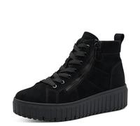 Jana Women’s High Platform Sneakers Vegan, Black, 4 UK