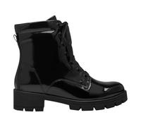 Jana Women’s Lace-Up Ankle Boots with Zip Vegan, Black Patent, 6 UK