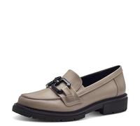 Jana Women’s Loafers Flat Elegant Vegan, Stone Nappa, 6,5 UK