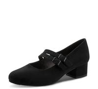 Jana Women’s Mary Jane Low Heel Vegan, Black, 6 UK