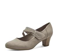 Jana Women’s Mary Jane Pumps Vegan, Stone, 5 UK