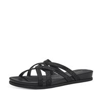 Jana Women’s Mules with Glitter Stones Vegan, Black, 6 UK