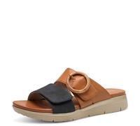 Jana Women’s Mules with Velcro Vegan, Navy/Tan, 6,5 UK