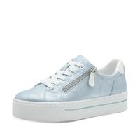 Jana Women’s Platform Sneakers with Zip Vegan, Sky Metallic, 6,5 UK