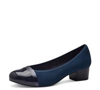 Jana Women’s Pumps Low Heel Vegan, Navy, 4 UK