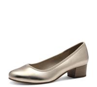 Jana Women’s Pumps with Block Heel Vegan, Champagner, 3,5 UK