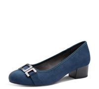 Jana Women’s Pumps with Block Heel Vegan, Navy, 6,5 UK