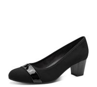 Jana Women's Damen Pumps Vegan, Blk Blk Patent, 7.5 UK