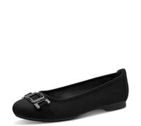 Jana Women’s Round Ballerinas Vegan, Black, 3,5 UK